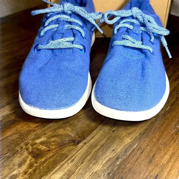allbirds wool runners sneakers shoes blue color size 11 men GUC - Picture 4 of 8